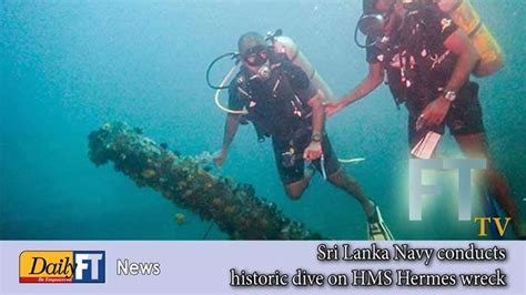 Sri Lanka Navy conducts historic dive on HMS .